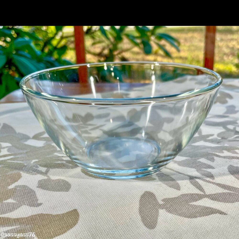 ▪️VTG▪️GLCOLOC FRANCE▪️3-Piece Clear Glass & Metal Chip & Dip Set - Picture 3 of 8